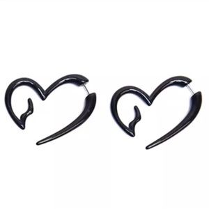 Faux Plug Acrylic Earrings